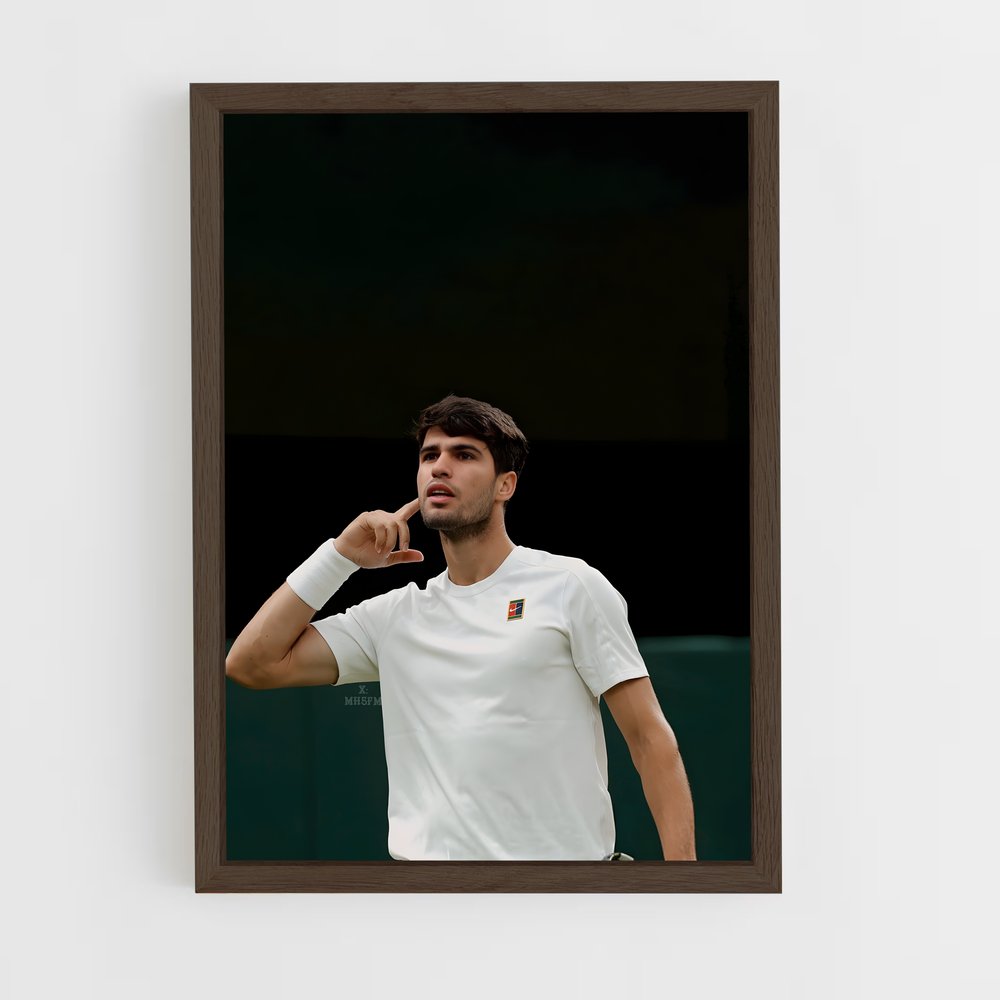 Poster Carlos alcaraz éclairage – affiche Tennis (vue 5)